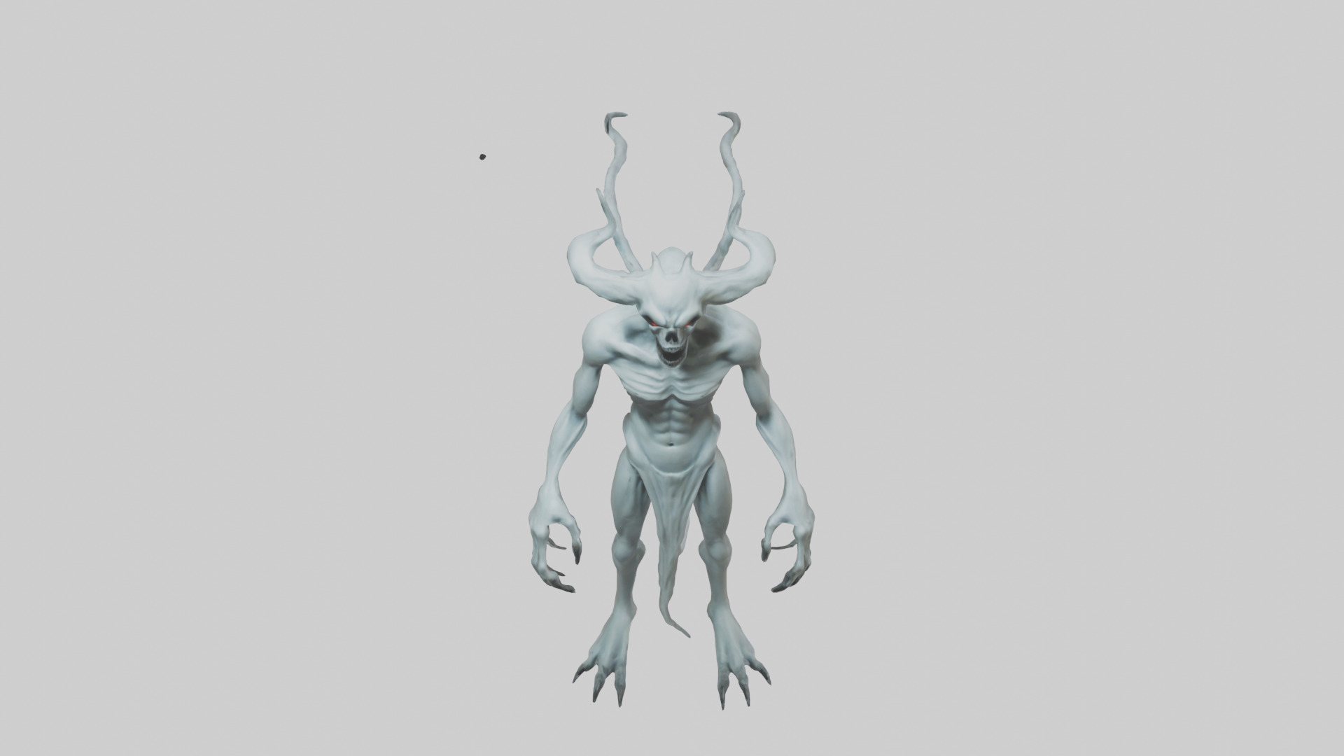 Ghost Demon model Low-poly 3D model_16