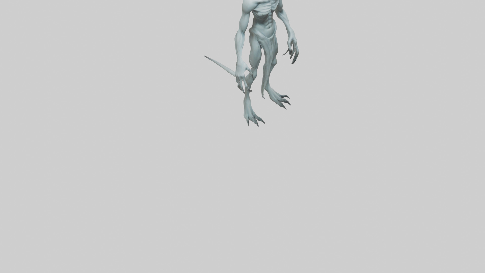 Ghost Demon model Low-poly 3D model_6