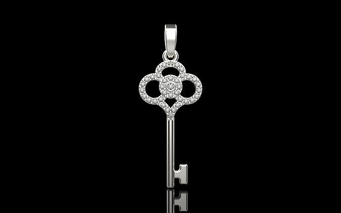 Key pendant model 974 3D print model