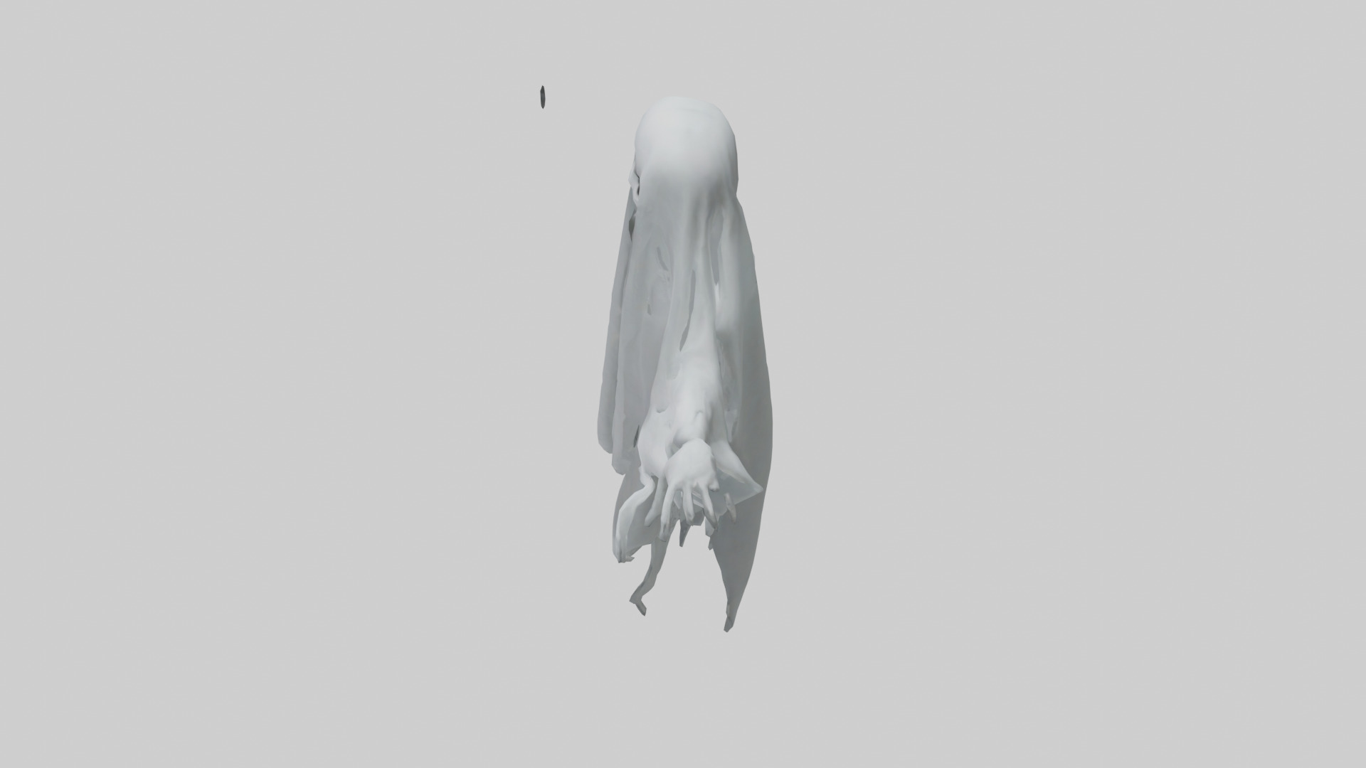 Ghost model Low-poly 3D model_17