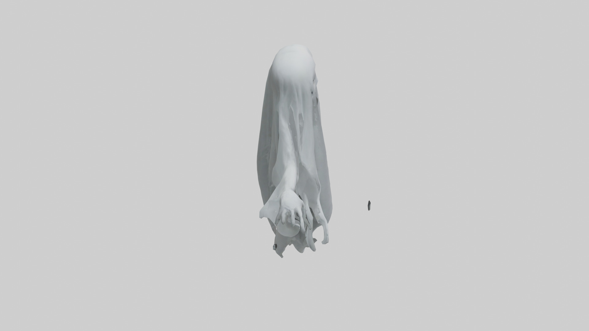 Ghost model Low-poly 3D model_18