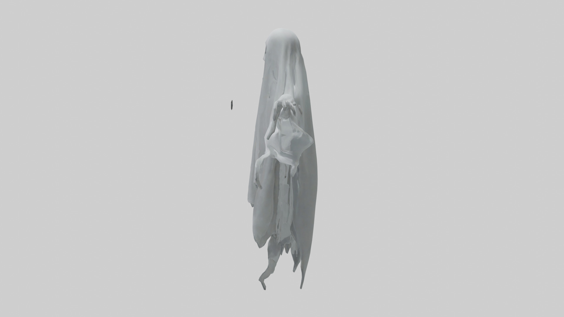 Ghost model Low-poly 3D model_12