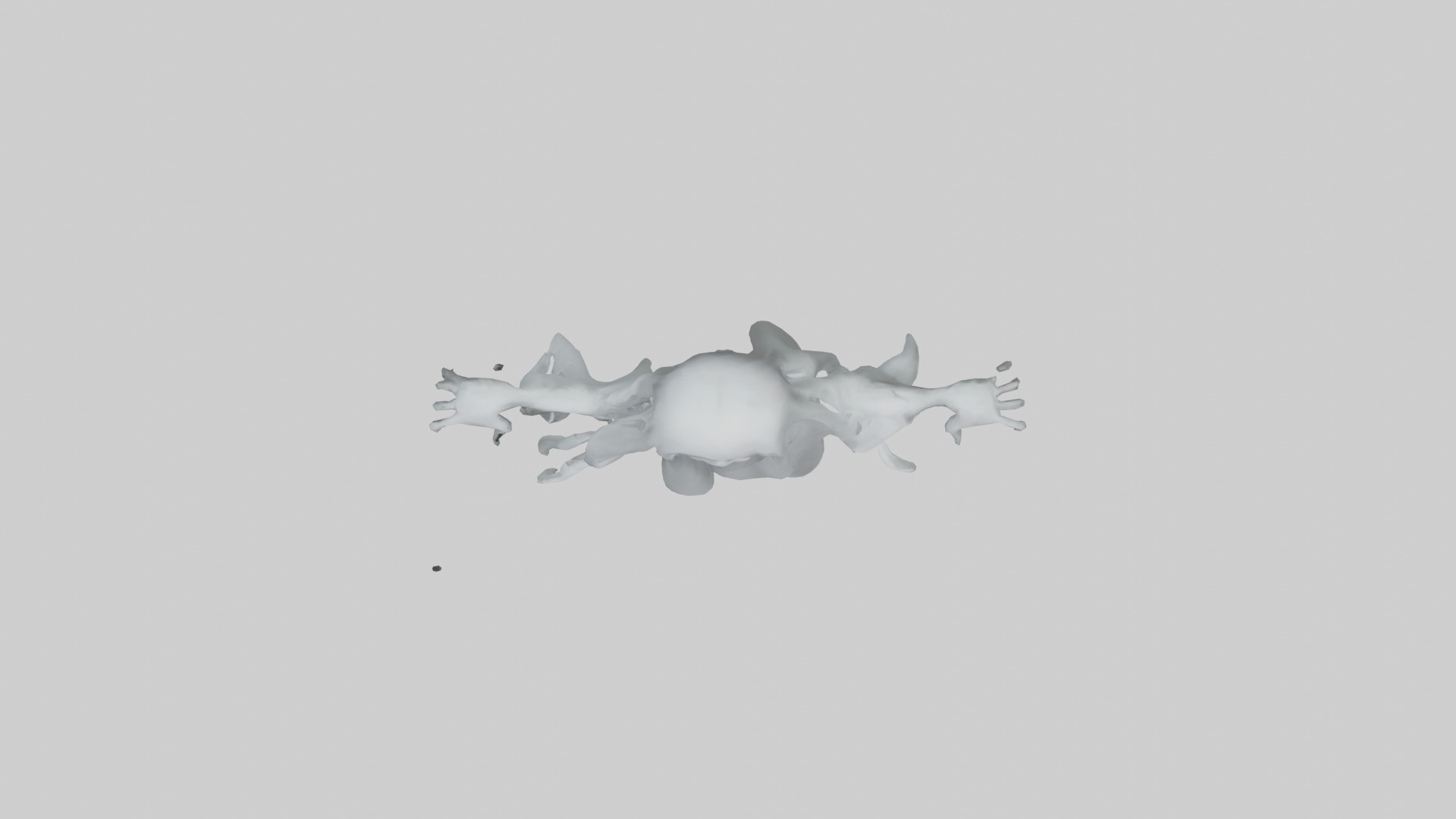 Ghost model Low-poly 3D model_14