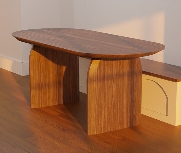 Dishon Dining Set by Path Design Free 3D model