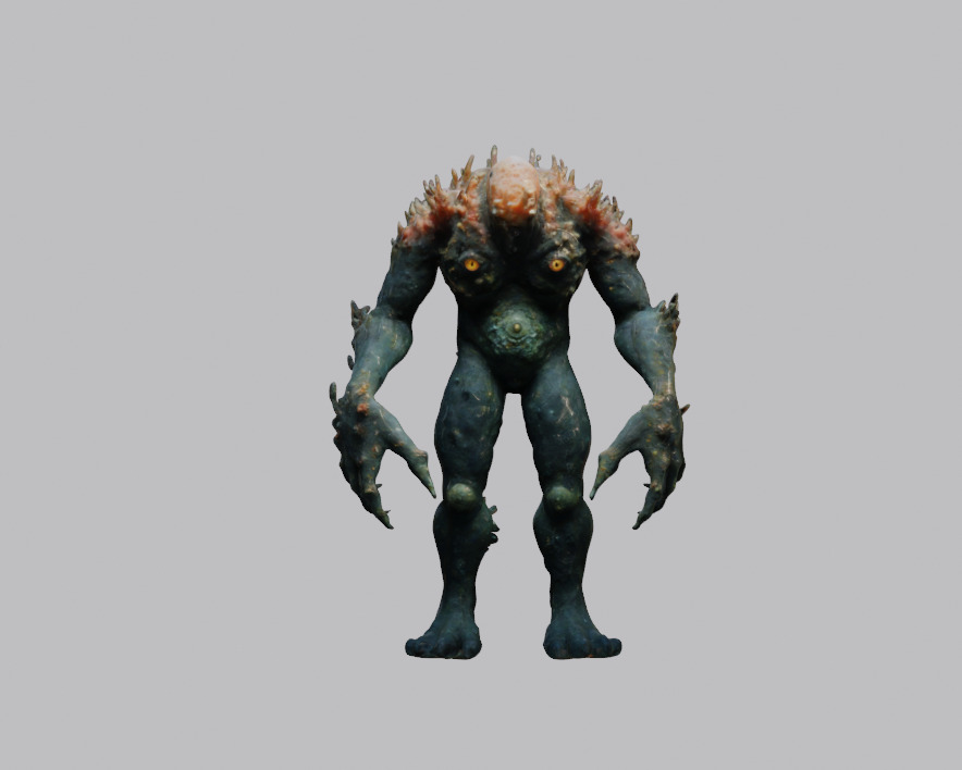 Swamp Monster 3D Model Pack 3D model_9