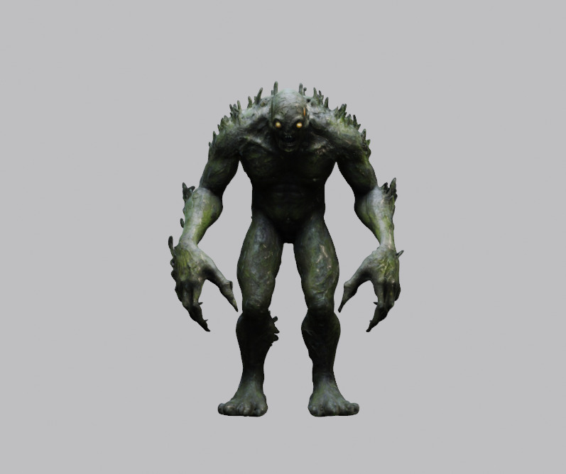 Swamp Monster 3D Model Pack 3D model_7