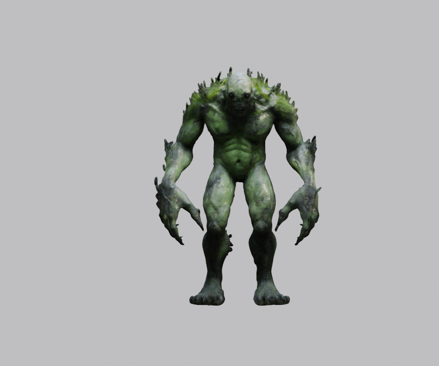 Swamp Monster 3D Model Pack 3D model_8
