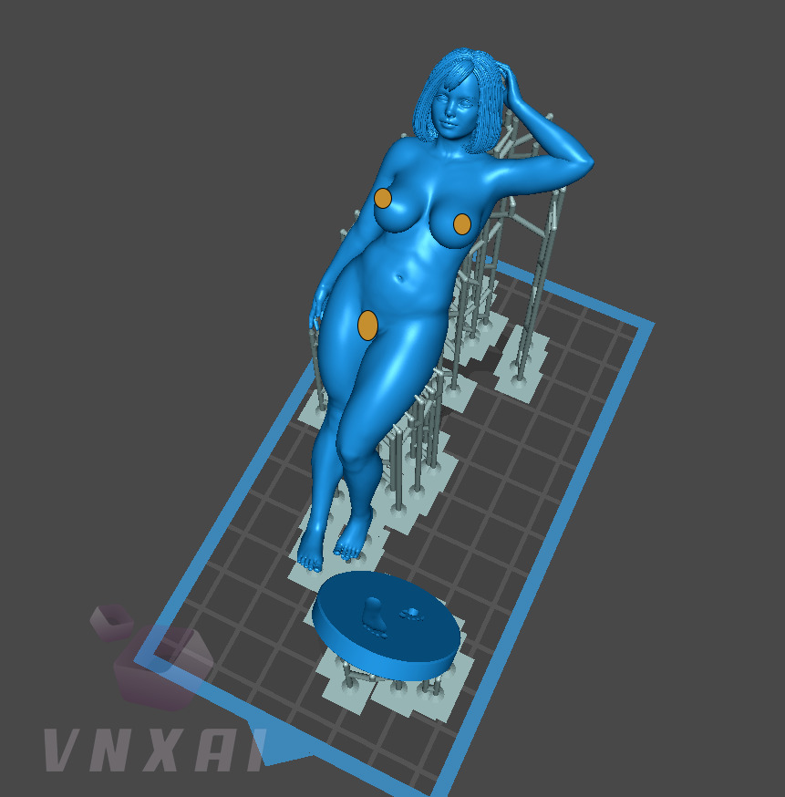 Chubby Girl 3D print model_4