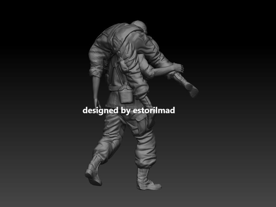 AMERICAN SOLDIERS RESCUE VIETNAM 3D print model_1