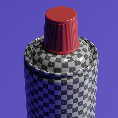 3D realistic model  WD-40  3D model