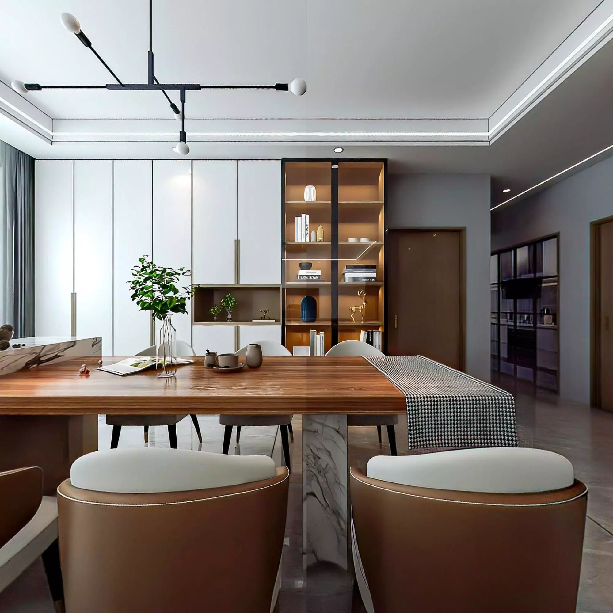 Restaurant Panoramic Modern Guest 3D model