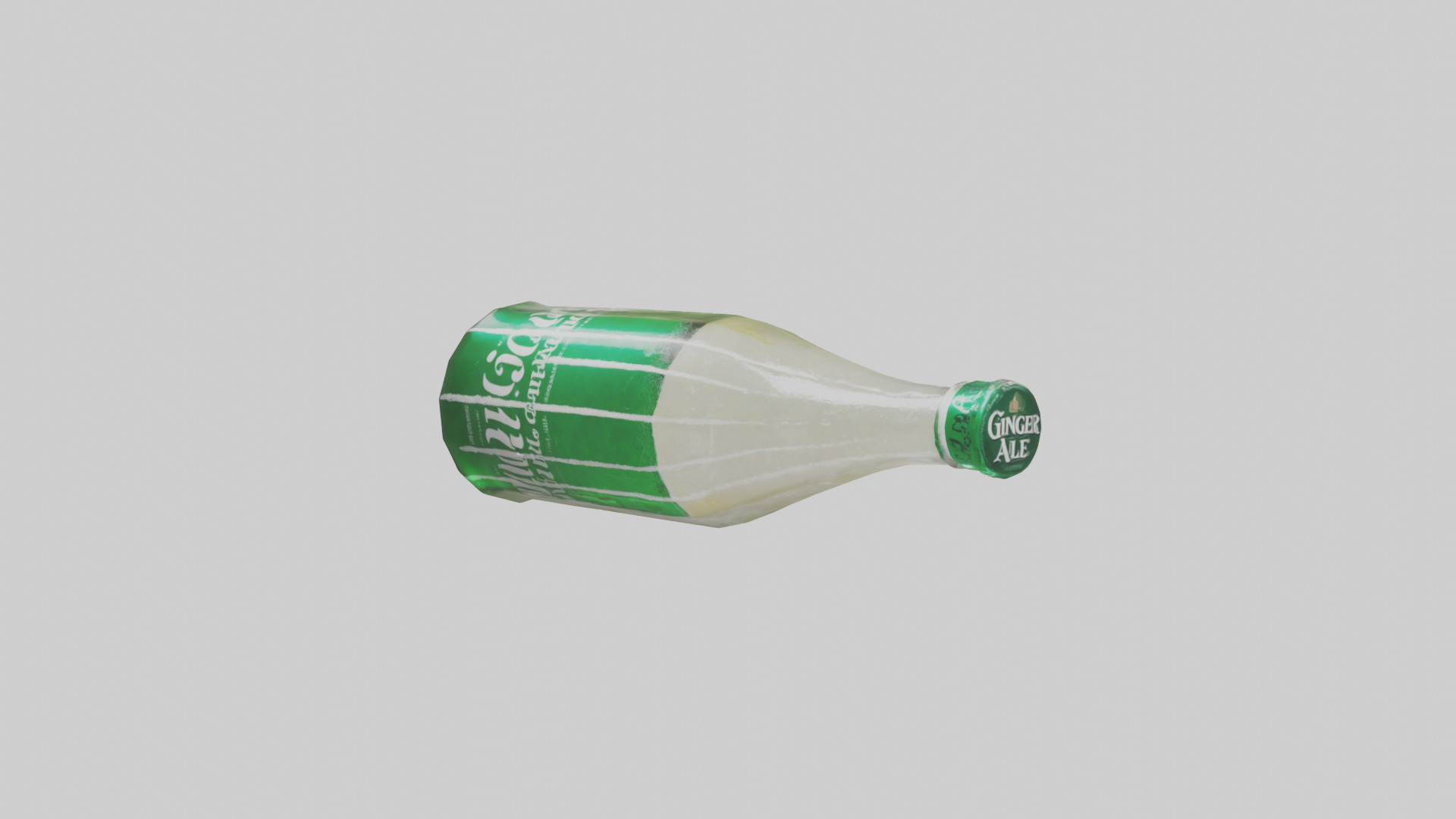 Ginger ale model Low-poly 3D model_8