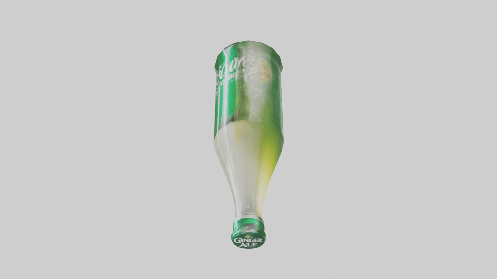 Ginger ale model Low-poly 3D model_17
