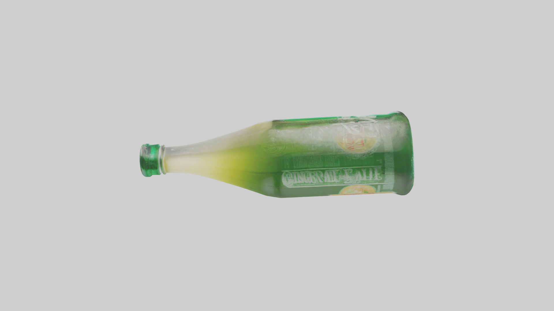 Ginger ale model Low-poly 3D model_15