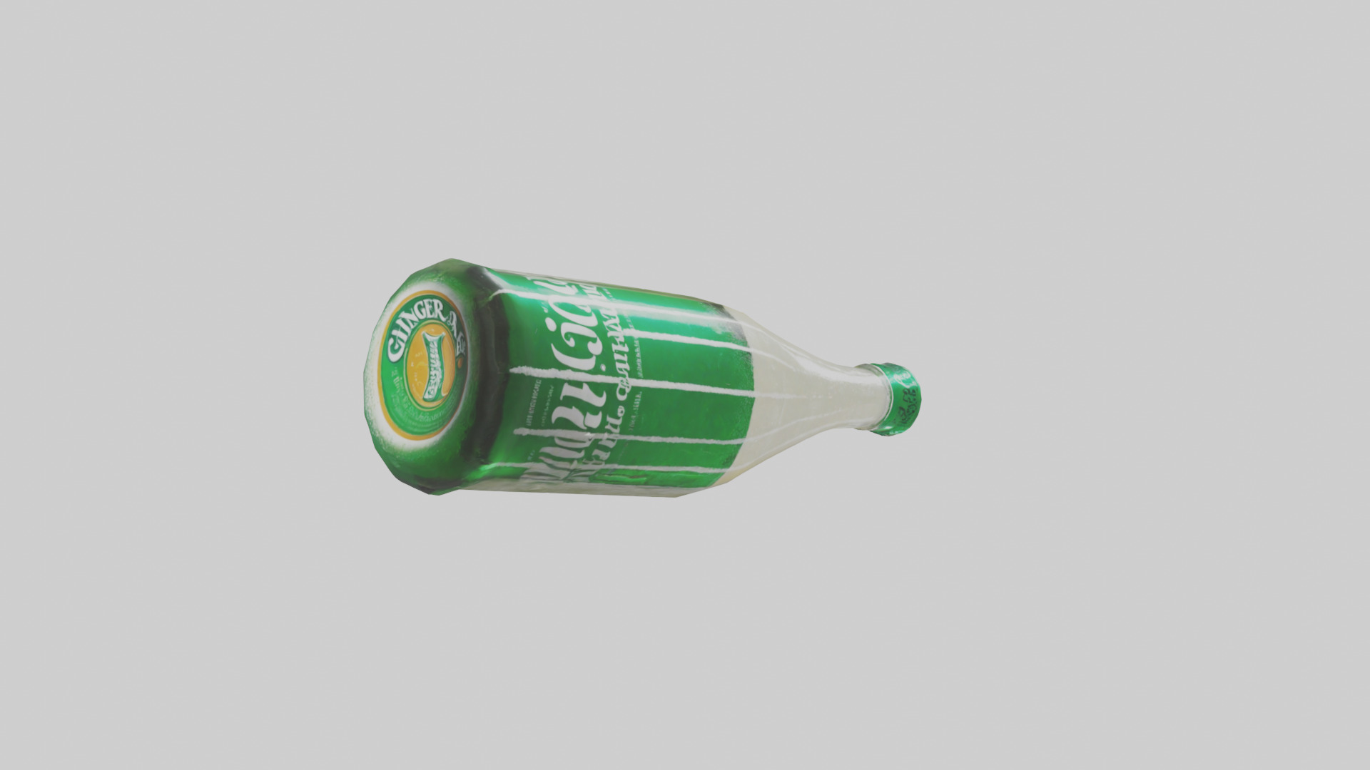 Ginger ale model Low-poly 3D model_7
