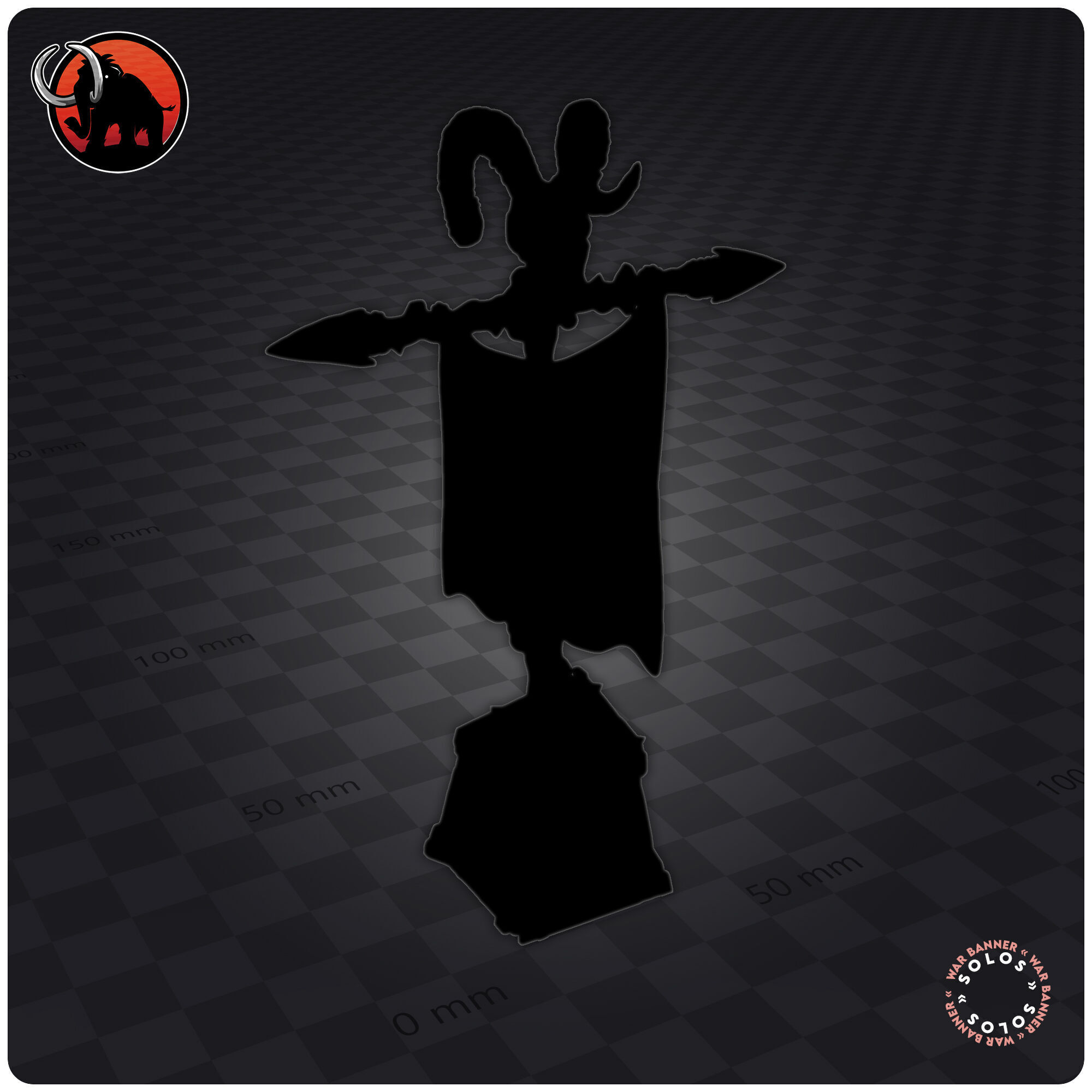 War Banner 3D print model_6