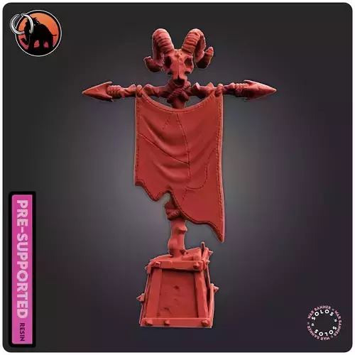 War Banner 3D print model