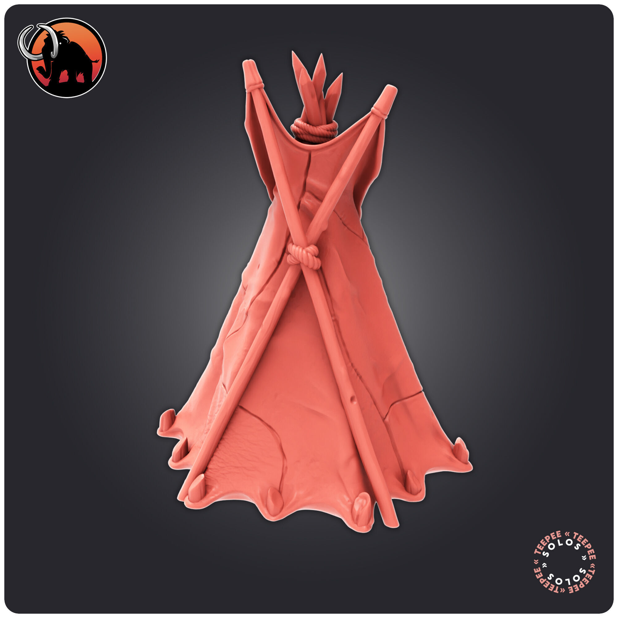 Teepee 3D print model_3