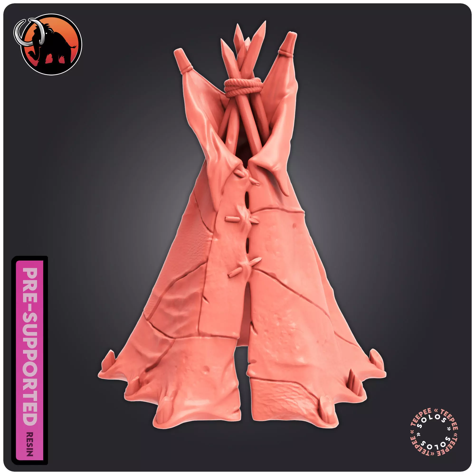 Teepee 3D print model_0