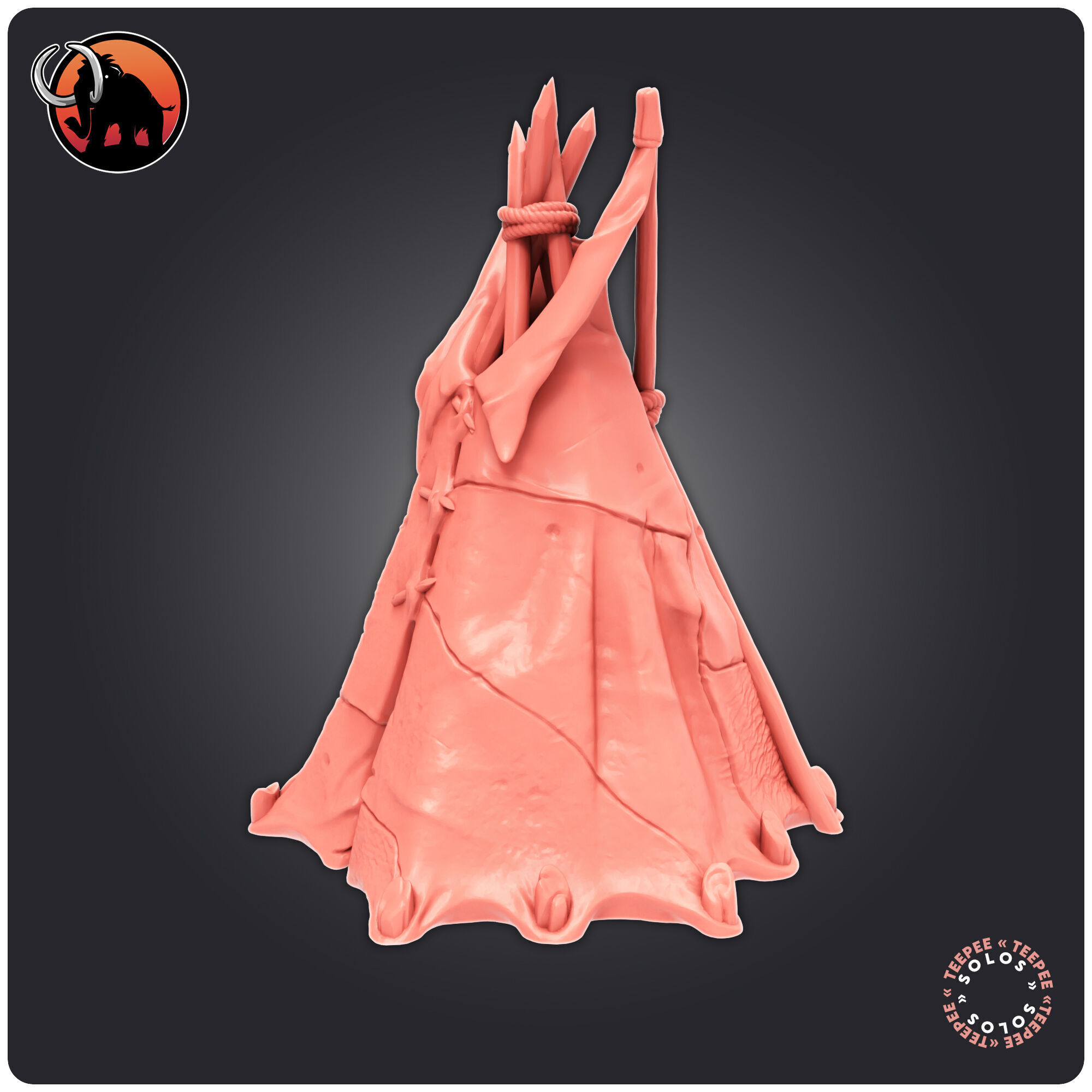 Teepee 3D print model_1