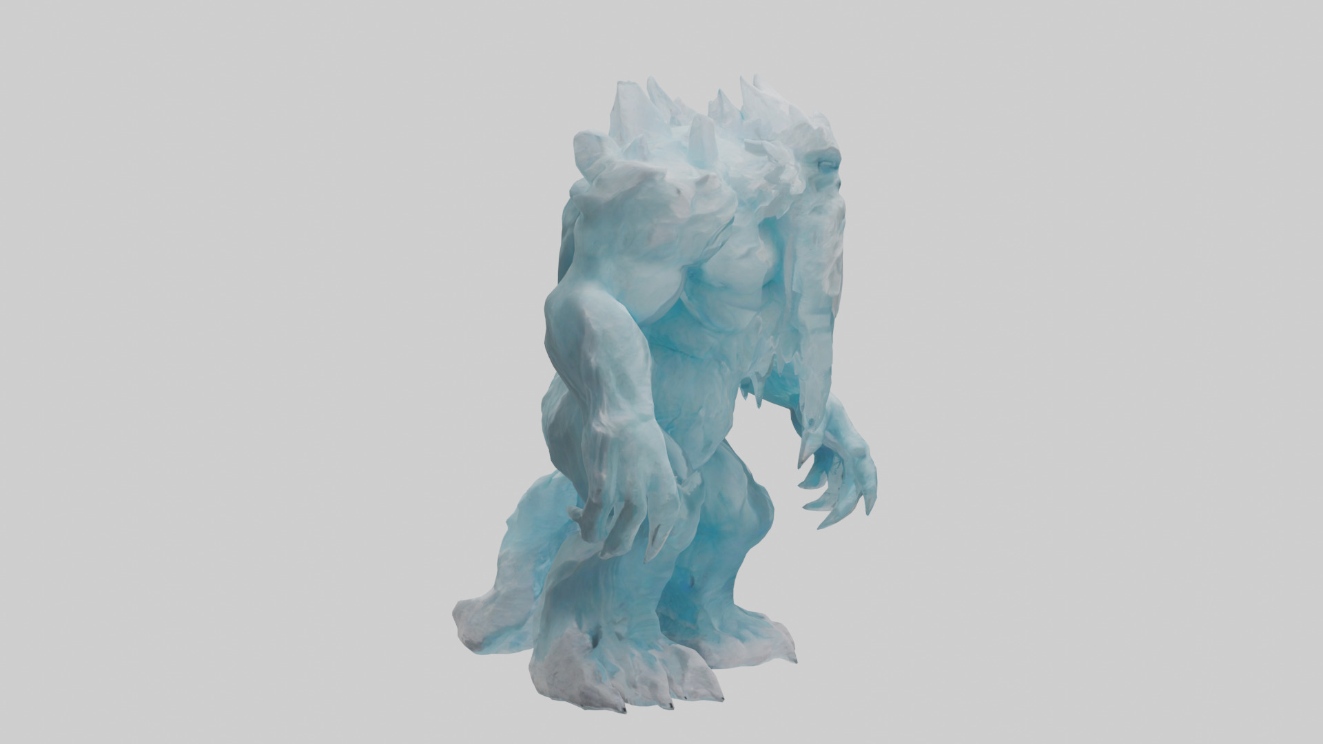 Glacier Giant model Low-poly 3D model_13