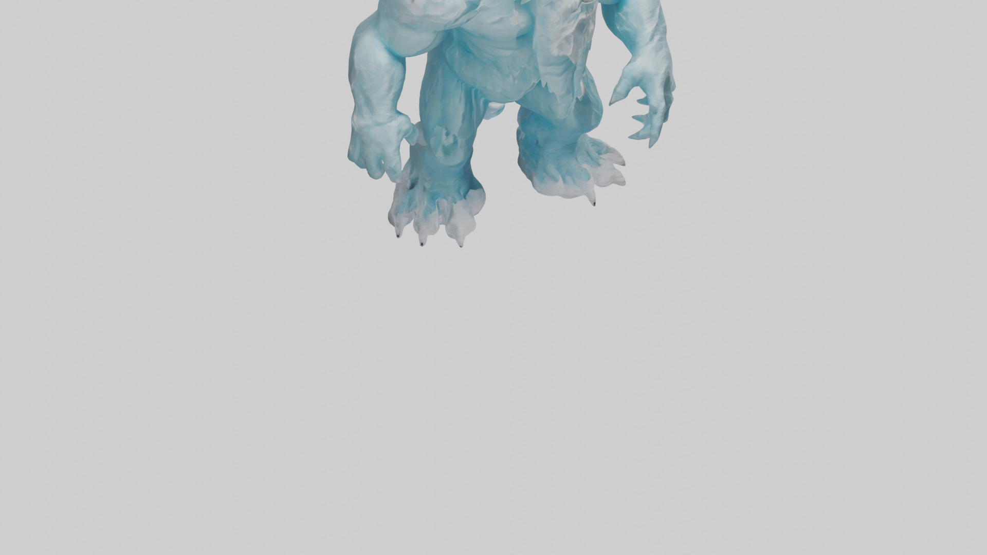 Glacier Giant model Low-poly 3D model_6