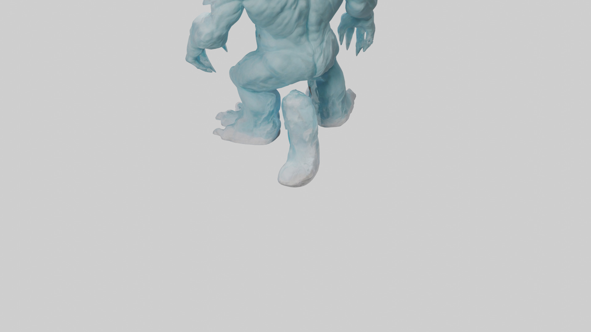 Glacier Giant model Low-poly 3D model_3