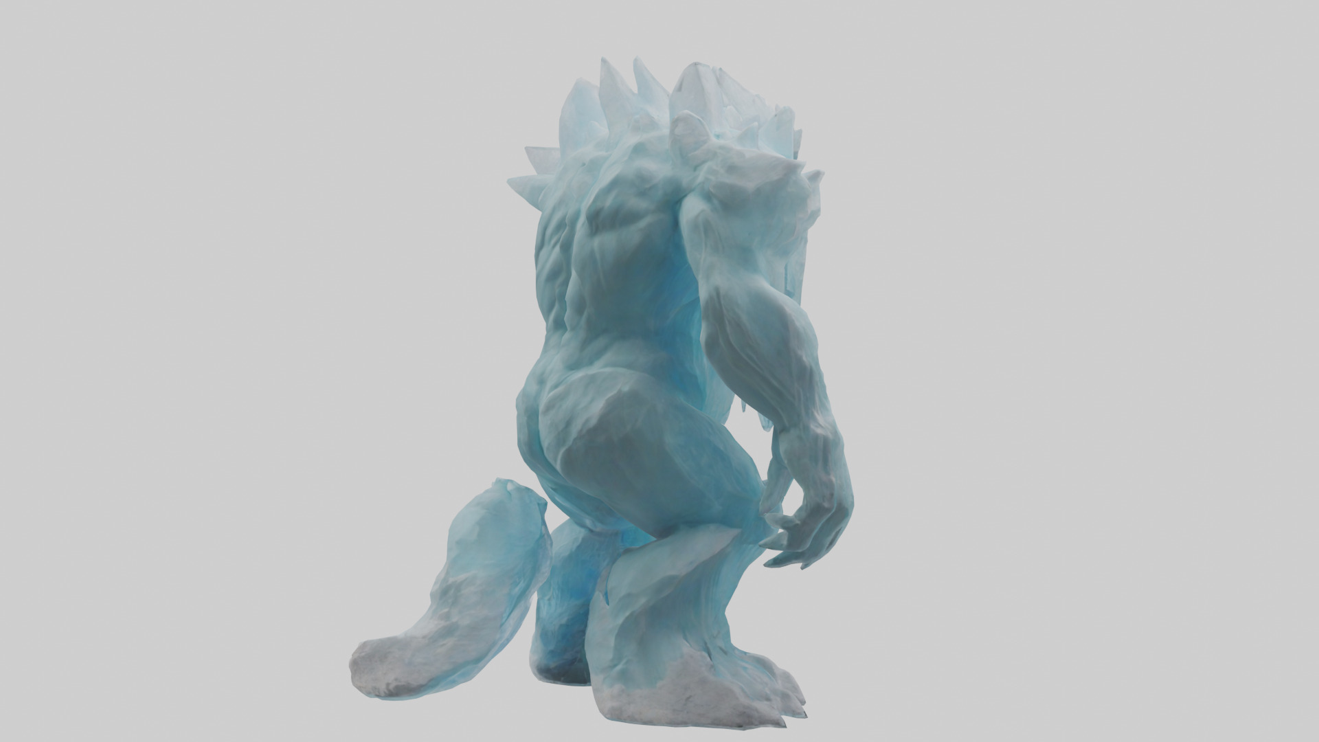 Glacier Giant model Low-poly 3D model_2