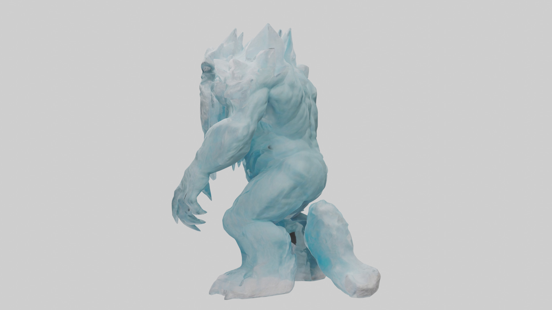 Glacier Giant model Low-poly 3D model_12