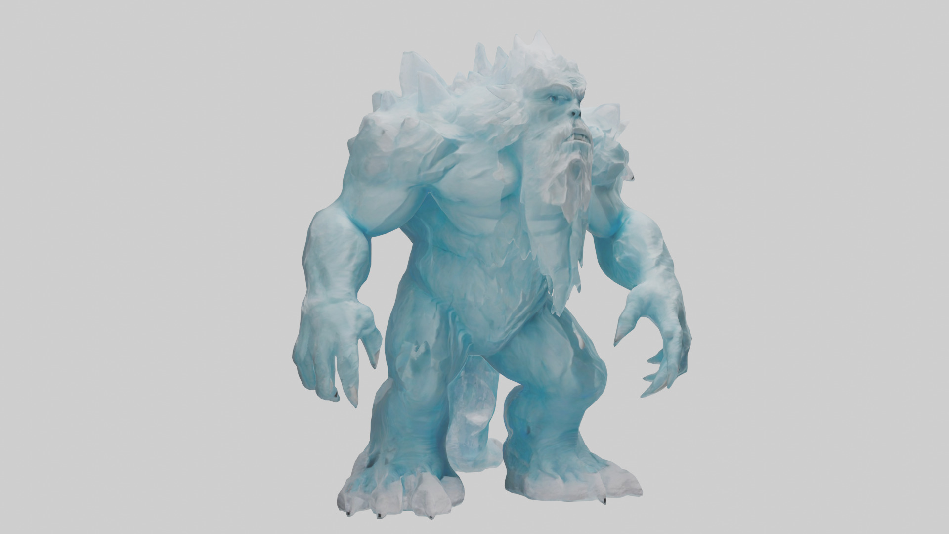Glacier Giant model Low-poly 3D model_7