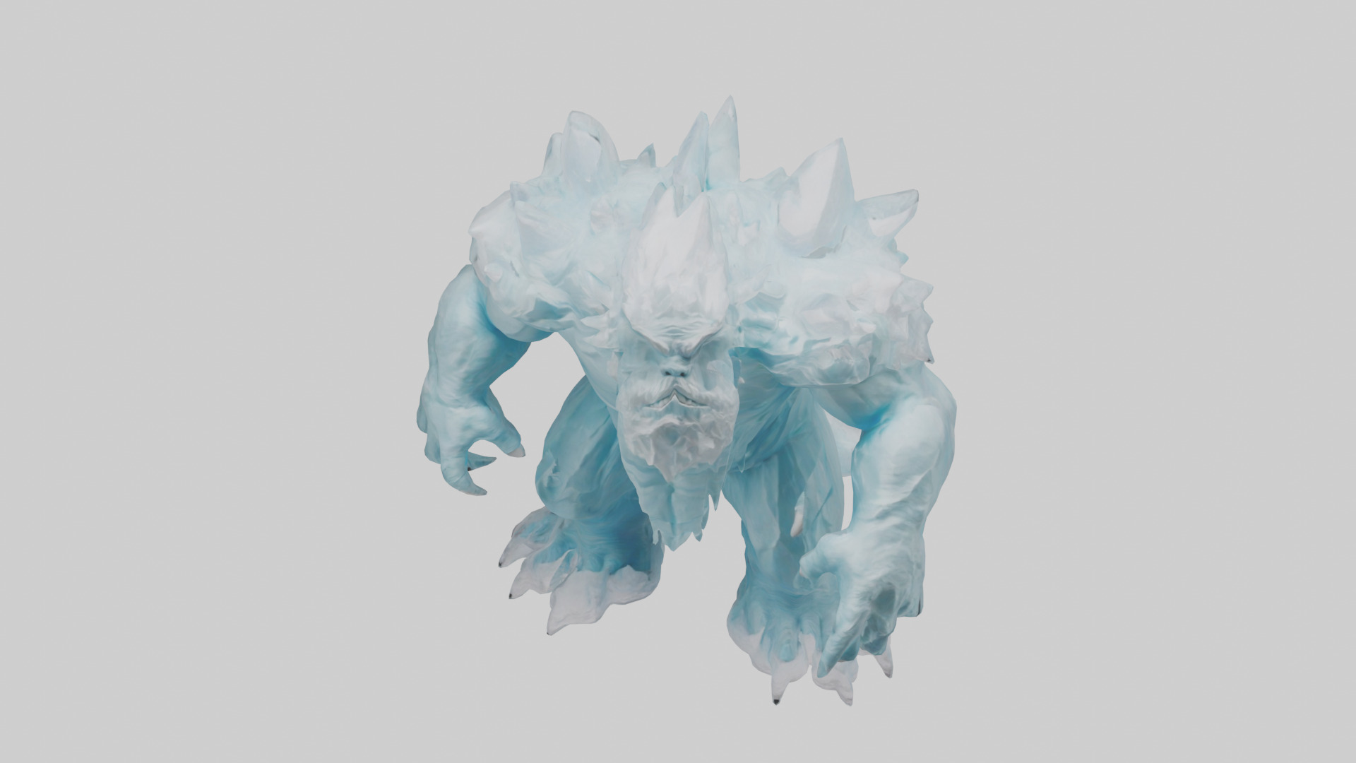 Glacier Giant model Low-poly 3D model_16