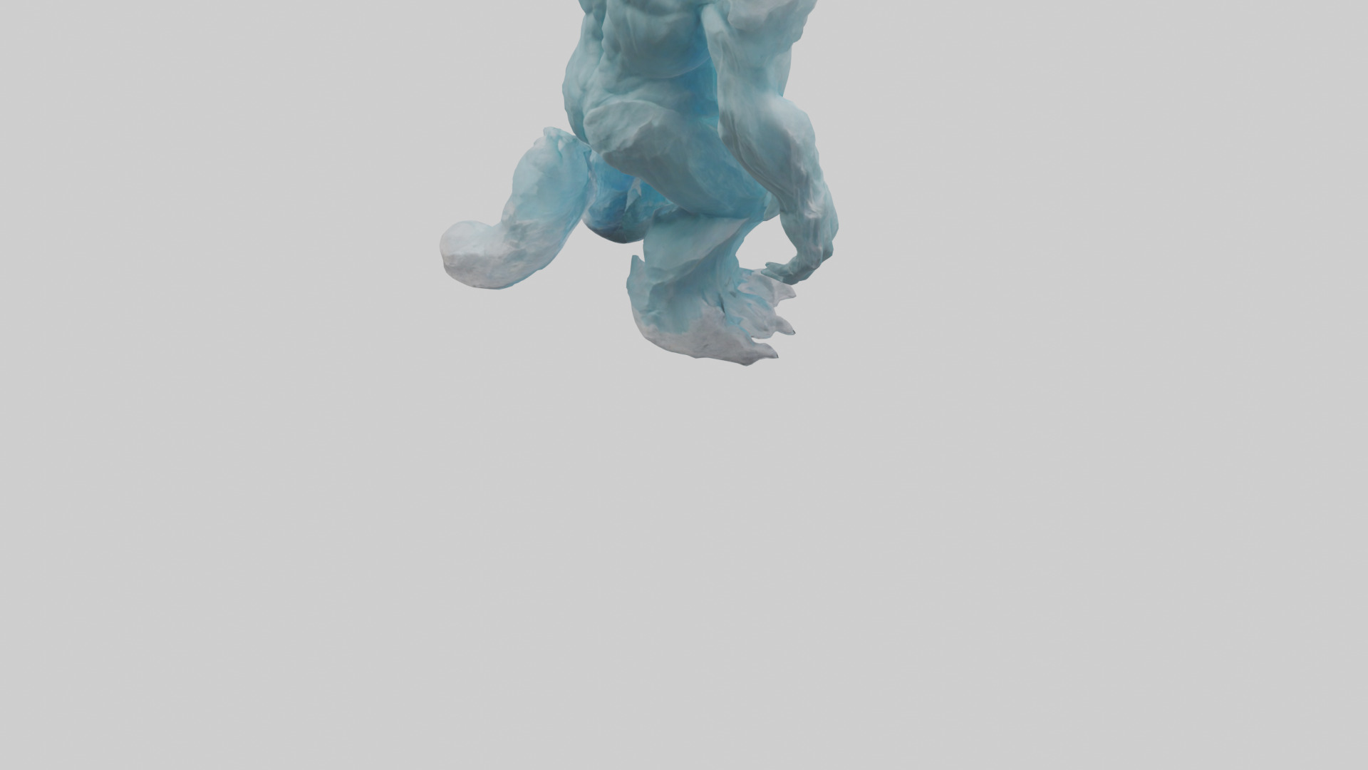 Glacier Giant model Low-poly 3D model_4
