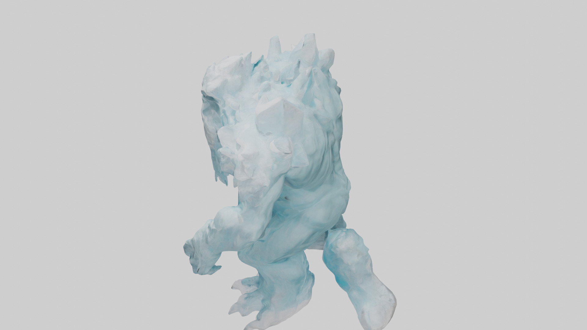 Glacier Giant model Low-poly 3D model_17