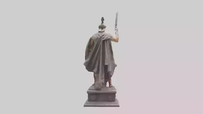 Gladiator Fighting Pose statue model