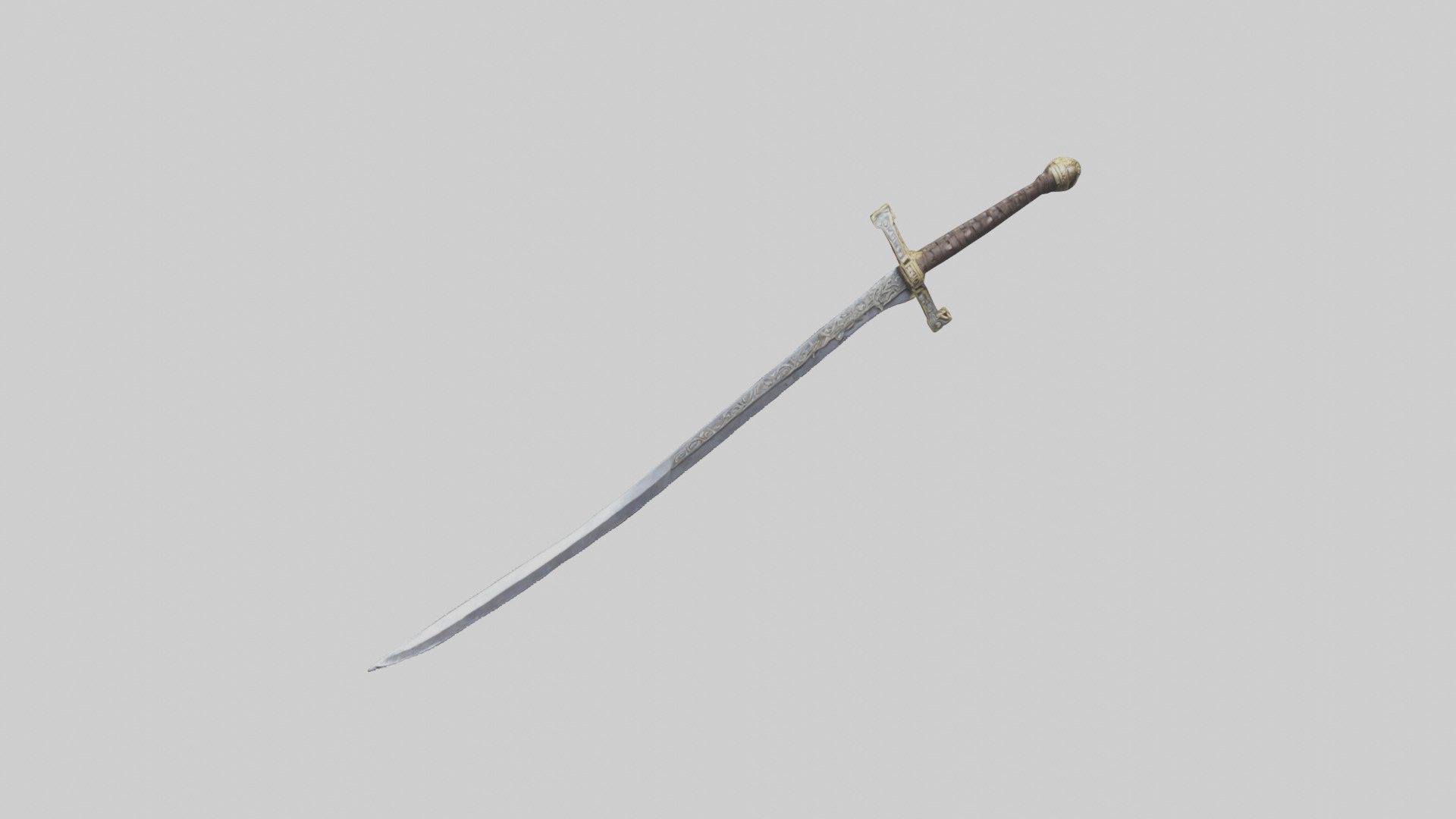 Gladiator Sword model 3D model_10