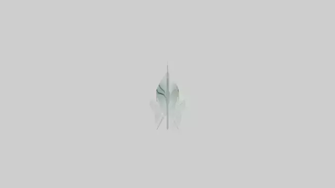 Glass Catfish swimming model Low-poly 3D model
