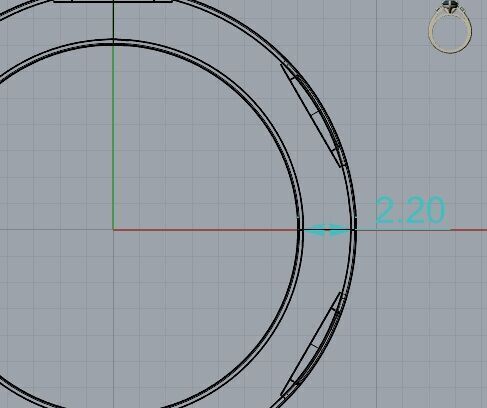 CRT LOVE RING SIZE 4 AND A HALF - 15-27MM DIAMETER 3D print model_3