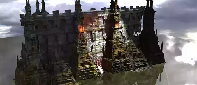 Forest Sci fi fi temple 1