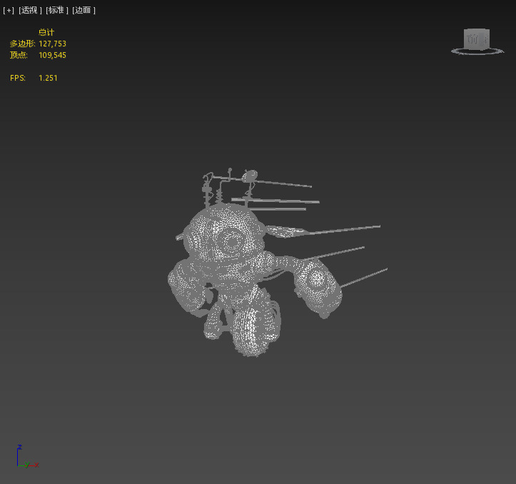 Stylish next generation robots Low-poly 3D model_2