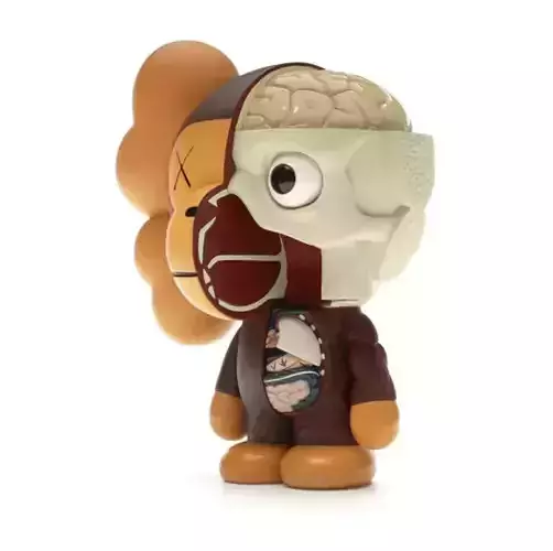 Kaws Bape Milo Flayed Open for Print 3D print model