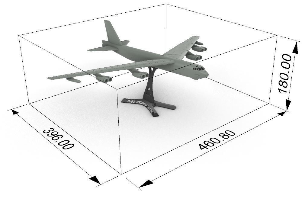 B-52 Stratofortress 3D print model_1