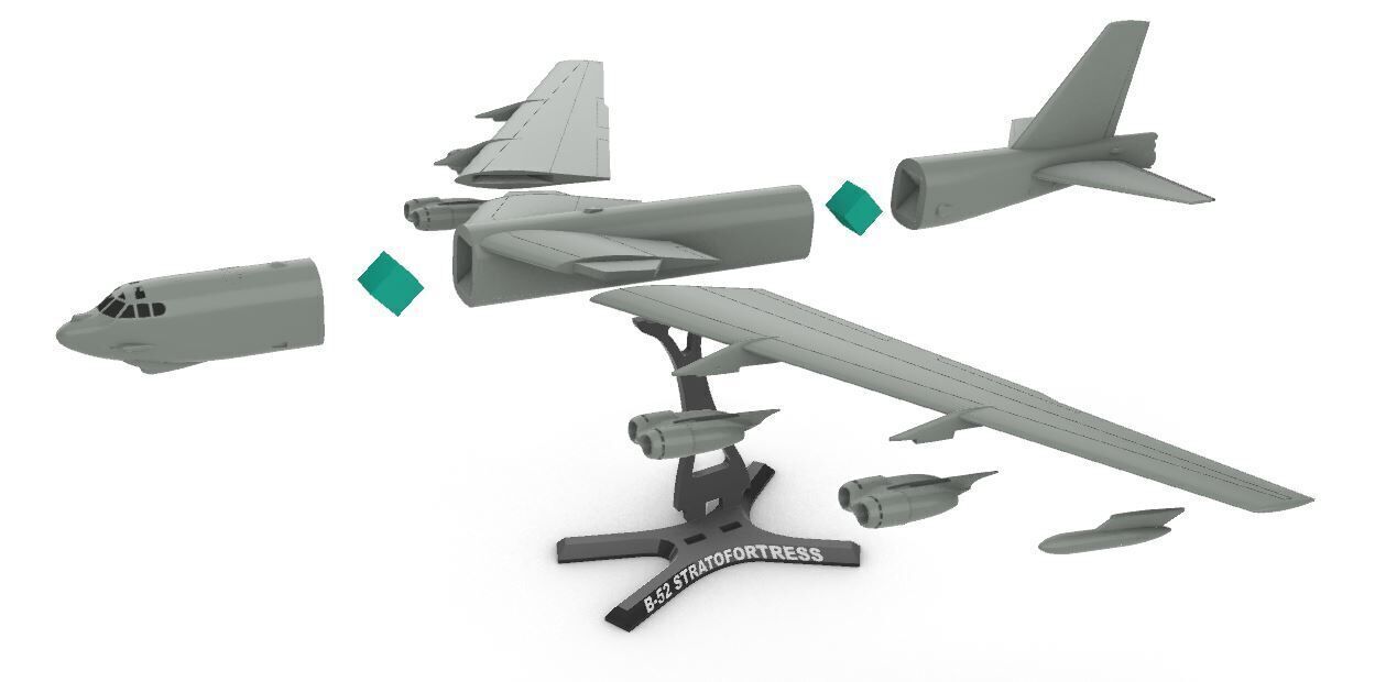 B-52 Stratofortress 3D print model_10