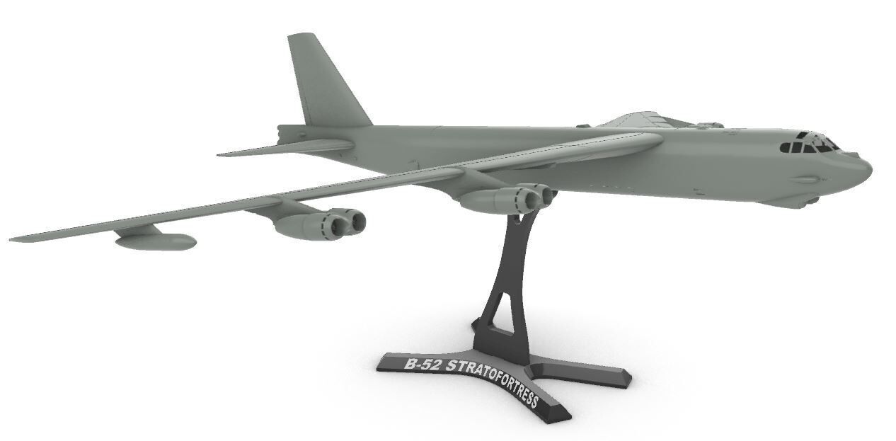 B-52 Stratofortress 3D print model_4