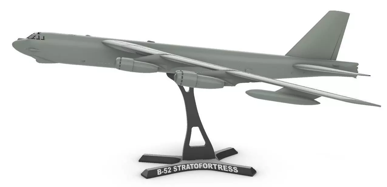 B-52 Stratofortress 3D print model_0