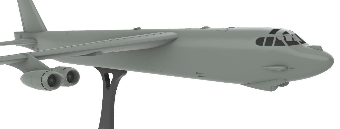 B-52 Stratofortress 3D print model_8