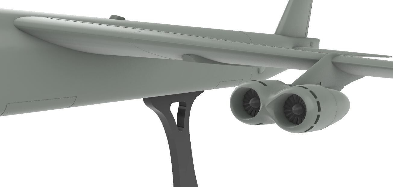 B-52 Stratofortress 3D print model_9