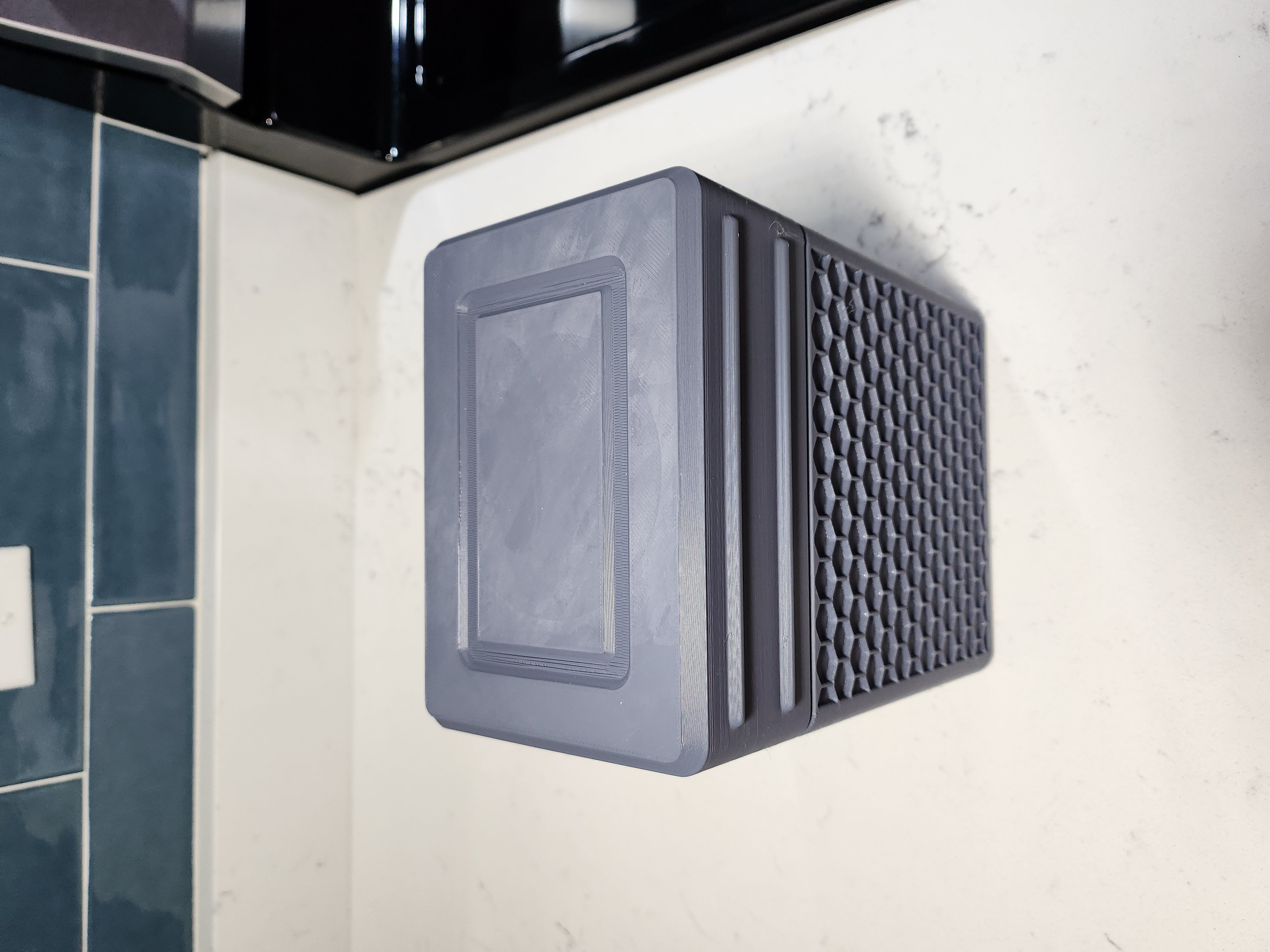 Hex Pattern Tactical Container 3D print model_1