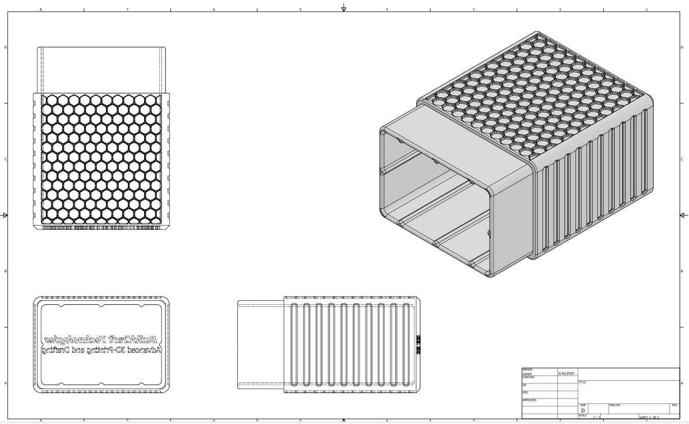 Hex Pattern Tactical Container 3D print model_8