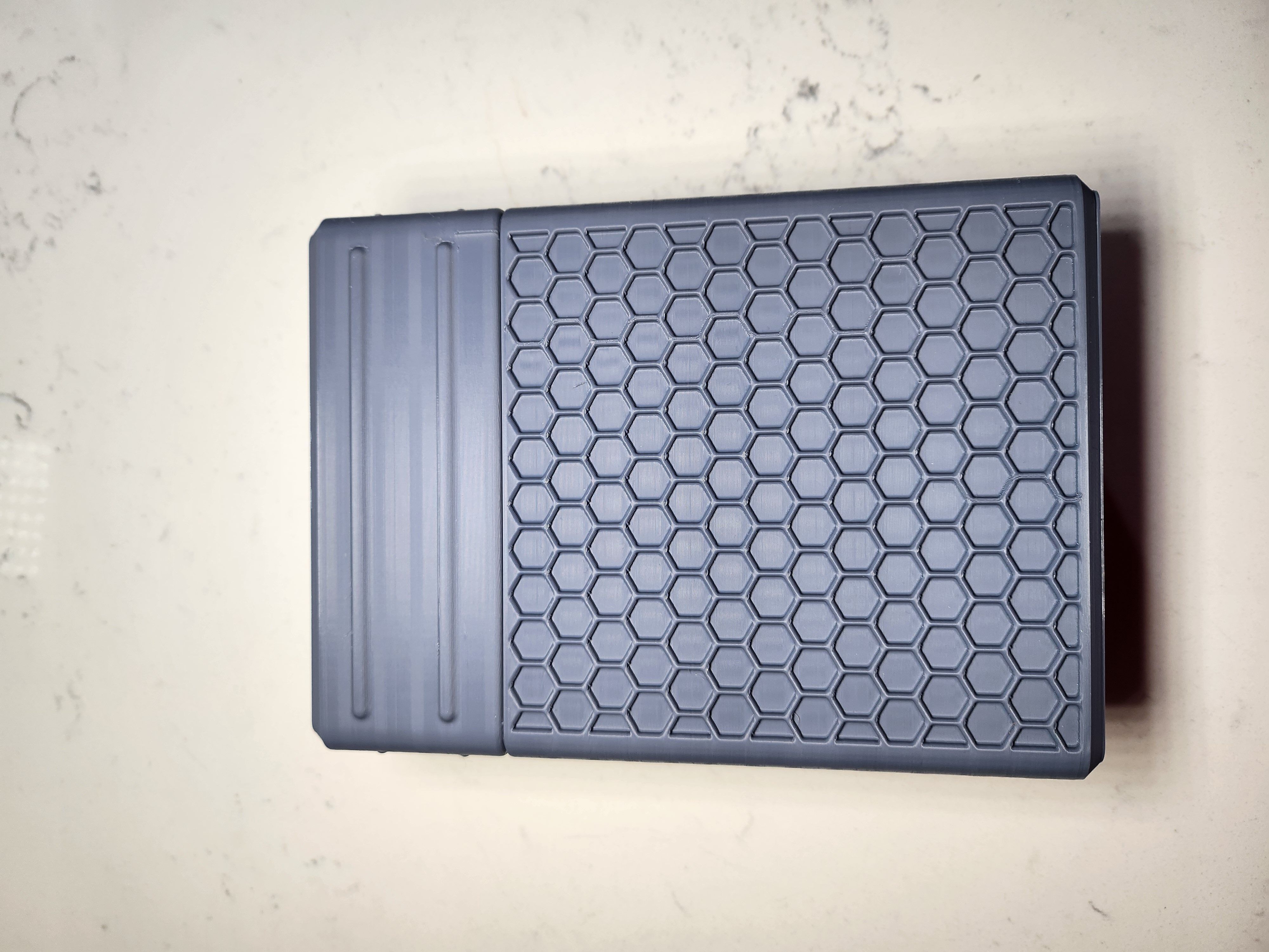 Hex Pattern Tactical Container 3D print model_7