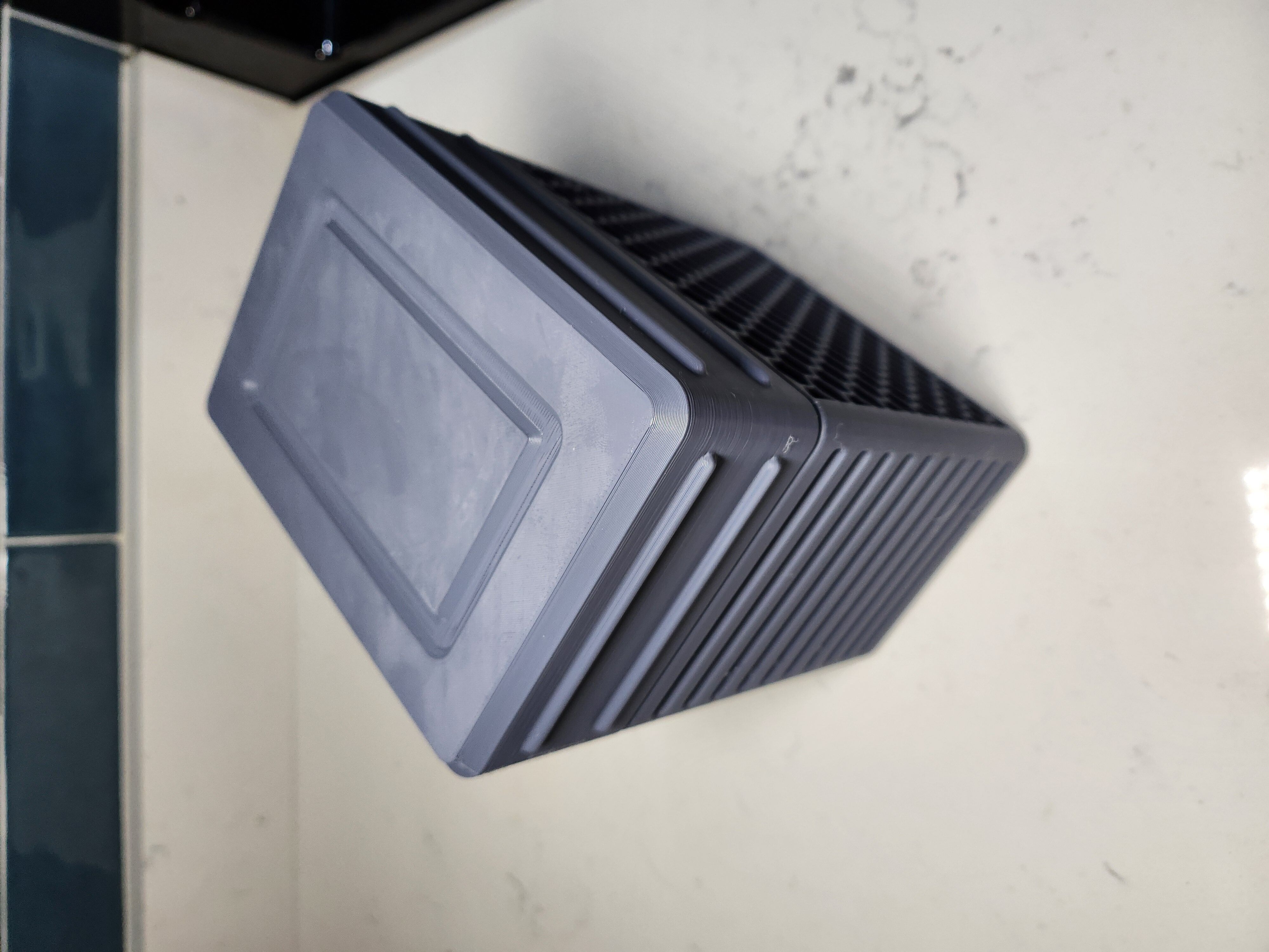 Hex Pattern Tactical Container 3D print model_2